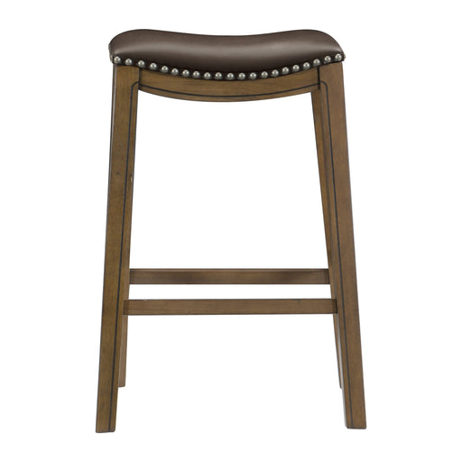 Ordway 29 Pub Height Stool, Brown in Brown - 5682BRW-29 - FAMSA Furniture (TX)