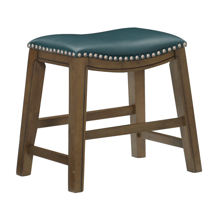 Ordway 18 Dining Stool, Green in Brown/Green - 5682GEN-18 - FAMSA Furniture (TX)