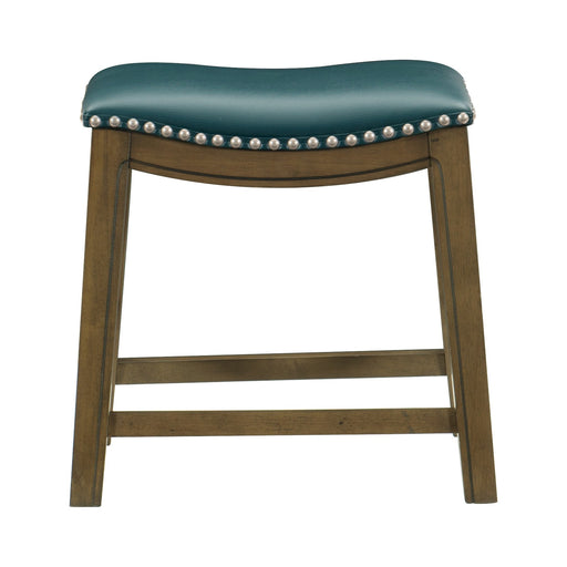 Ordway 18 Dining Stool, Green in Brown/Green - 5682GEN-18 - FAMSA Furniture (TX)
