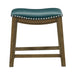 Ordway 18 Dining Stool, Green in Brown/Green - 5682GEN-18 - FAMSA Furniture (TX)