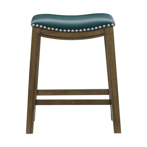 Ordway 24 Counter Height Stool, Green in Brown/Green - 5682GEN-24 - FAMSA Furniture (TX)