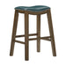Ordway 29 Pub Height Stool, Green in Brown/Green - 5682GEN-29 - FAMSA Furniture (TX)
