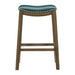 Ordway 29 Pub Height Stool, Green in Brown/Green - 5682GEN-29 - FAMSA Furniture (TX)