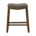Ordway 24 Counter Height Stool, Gray in Brown/Gray - 5682GRY-24 - FAMSA Furniture (TX)