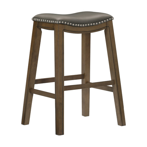 Ordway 29 Pub Height Stool, Gray in Gray/Brown - 5682GRY-29 - FAMSA Furniture (TX)