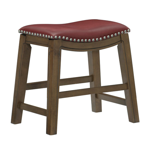 Ordway 18 Dining Stool, Red in Red/Brown - 5682RED-18 - FAMSA Furniture (TX)