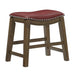 Ordway 18 Dining Stool, Red in Red/Brown - 5682RED-18 - FAMSA Furniture (TX)