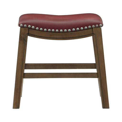 Ordway 18 Dining Stool, Red in Red/Brown - 5682RED-18 - FAMSA Furniture (TX)