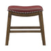 Ordway 18 Dining Stool, Red in Red/Brown - 5682RED-18 - FAMSA Furniture (TX)