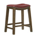 Ordway 24 Counter Height Stool, Red in Red/Brown - 5682RED-24 - FAMSA Furniture (TX)
