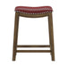 Ordway 24 Counter Height Stool, Red in Red/Brown - 5682RED-24 - FAMSA Furniture (TX)
