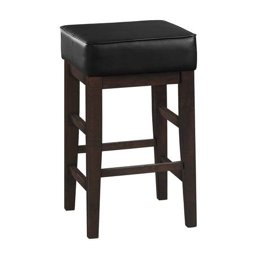 Pittsville Counter Height Stool in Black/Espresso - 5684BK-24 - FAMSA Furniture (TX)