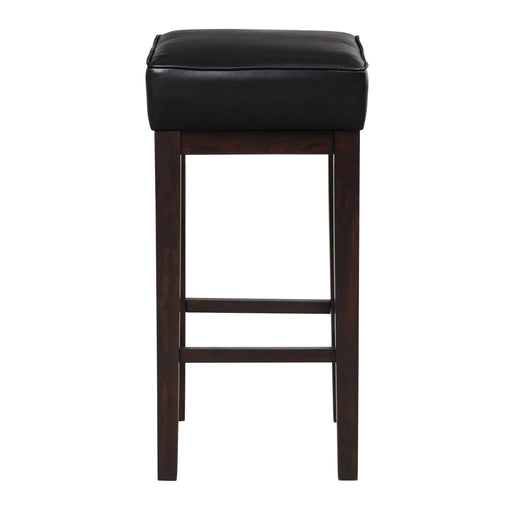 Pittsville Pub Height Stool in Black/Espresso - 5684BK-29 - FAMSA Furniture (TX)
