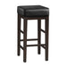 Pittsville Pub Height Stool in Black/Espresso - 5684BK-29 - FAMSA Furniture (TX)