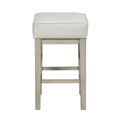 Pittsville Counter Height Stool in White/Beige - 5684WH-24 - FAMSA Furniture (TX)