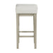 Pittsville Pub Height Stool in White/Beige - 5684WH-29 - FAMSA Furniture (TX)