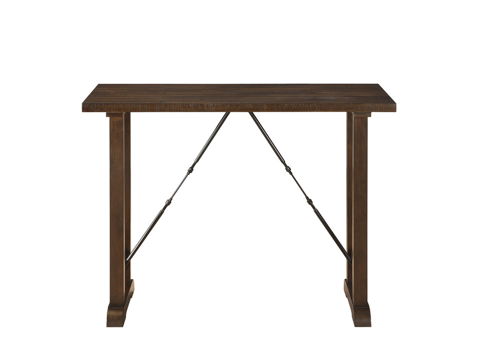 Bracknell 3-Piece Pack Counter Height Set in Brown/Cherry - 5686-32 - FAMSA Furniture (TX)