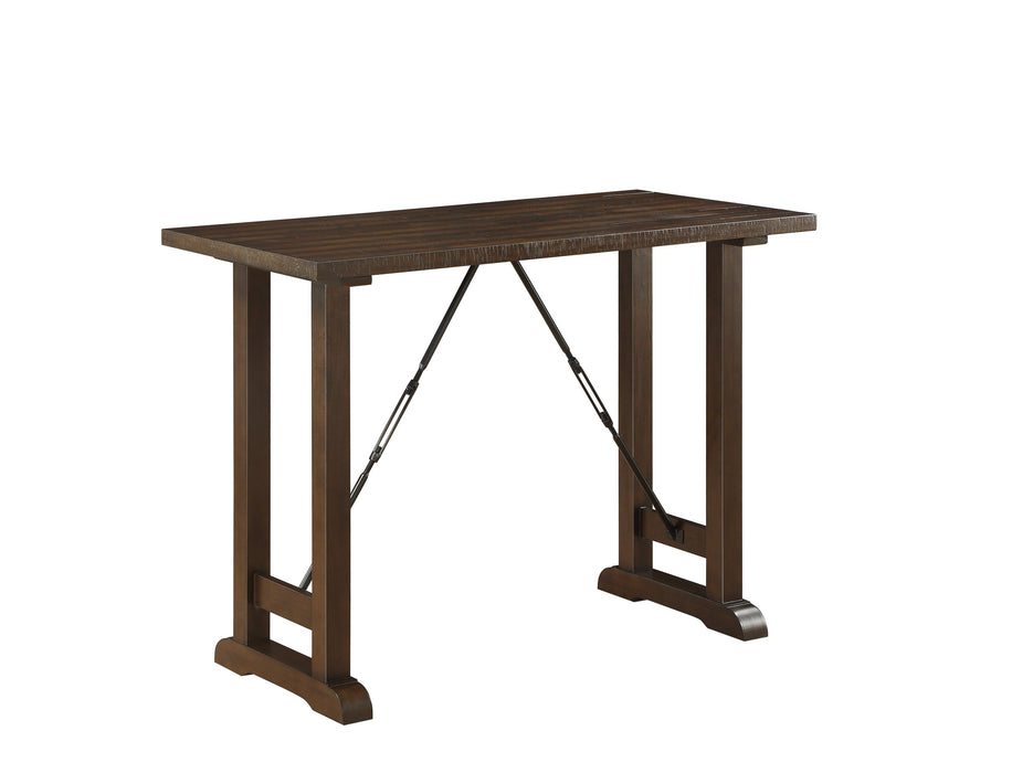 Bracknell 3-Piece Pack Counter Height Set in Brown/Cherry - 5686-32 - FAMSA Furniture (TX)