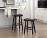 Caspian COUNTER HEIGHT STOOL in Black - 5687BLK-24 - FAMSA Furniture (TX)