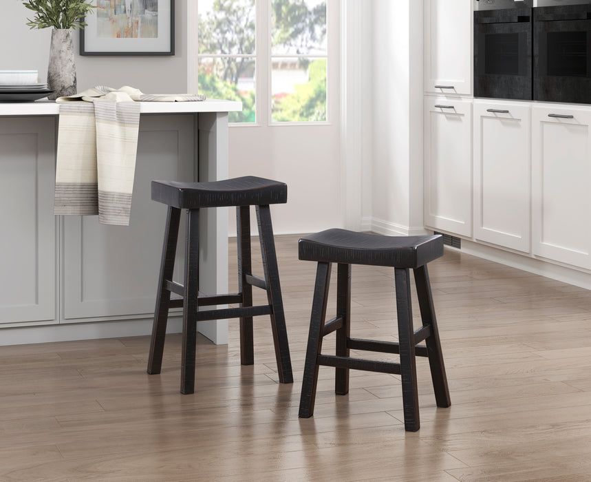 Caspian PUB HEIGHT STOOL in Black - 5687BLK-29 - FAMSA Furniture (TX)