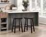 Caspian PUB HEIGHT STOOL in Black - 5687BLK-29 - FAMSA Furniture (TX)