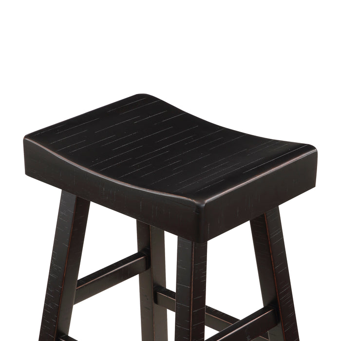 Caspian COUNTER HEIGHT STOOL in Black - 5687BLK-24 - FAMSA Furniture (TX)