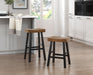 Caspian COUNTER HEIGHT STOOL in Black/Brown - 5687BTT-24 - FAMSA Furniture (TX)