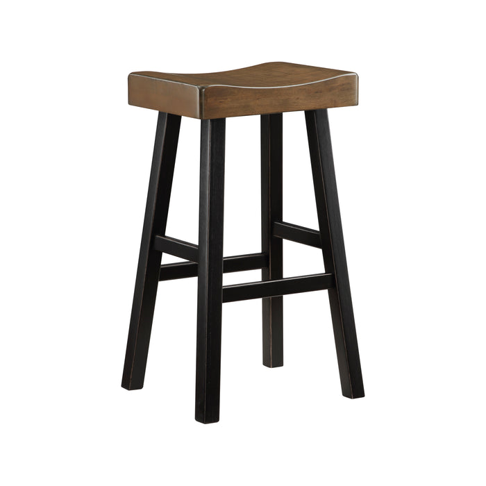 Caspian PUB HEIGHT STOOL in Black/Brown - 5687BTT-29 - FAMSA Furniture (TX)