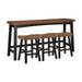 5687BTT-364P 4-Piece Pack Counter Height Set image