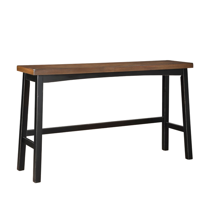 Caspian 4-Piece Pack Pub Height Set in Black/Brown - 5687BTT-424P - FAMSA Furniture (TX)