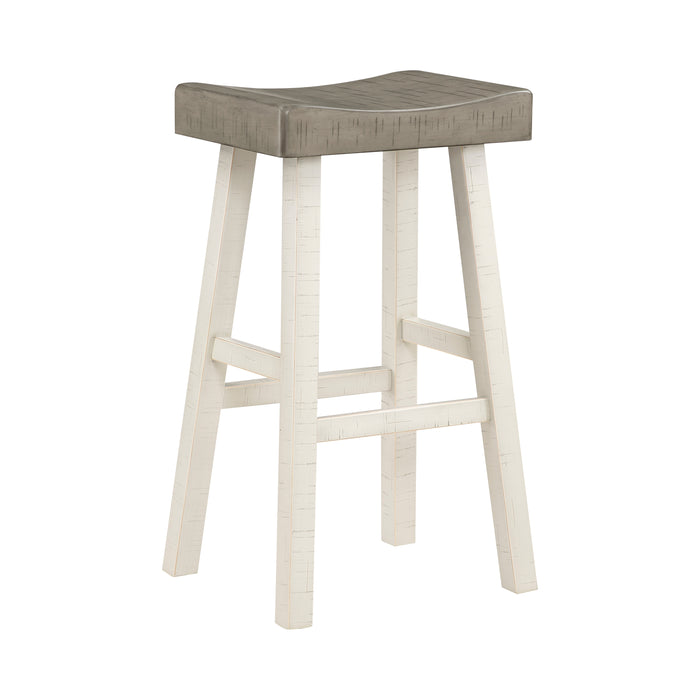 Caspian 4-Piece Pack Pub Height Set in Brown/White - 5687WTT-424P - FAMSA Furniture (TX)