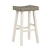 Caspian PUB HEIGHT STOOL in Brown/White - 5687WTT-29 - FAMSA Furniture (TX)