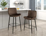 Nya Counter Height Chair in Black/Brown - 5695BRW-24 - FAMSA Furniture (TX)