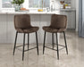 Nya Counter Height Chair in Black/Brown - 5695BRW-24 - FAMSA Furniture (TX)