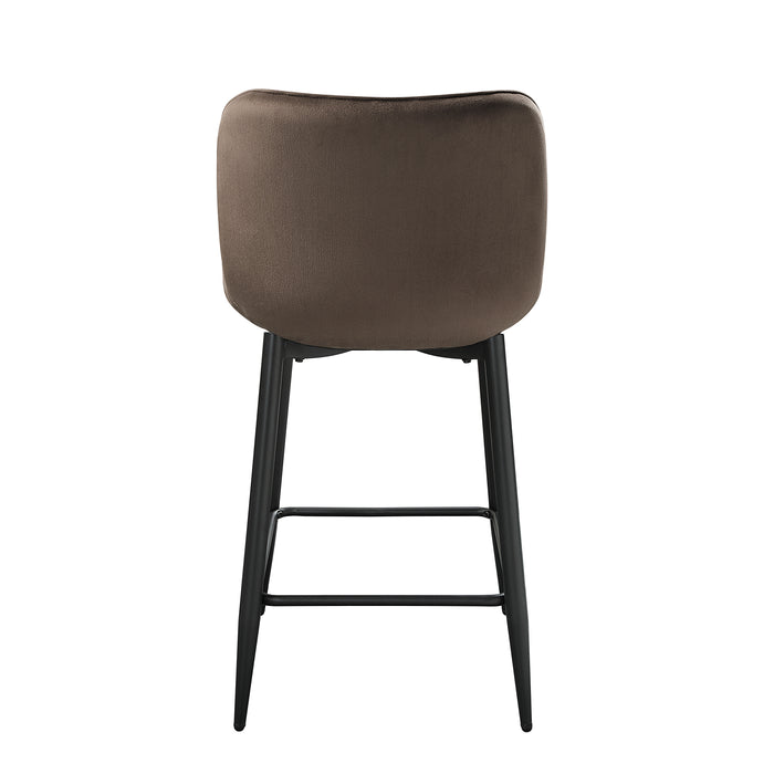 Nya Counter Height Chair in Black/Brown - 5695BRW-24 - FAMSA Furniture (TX)