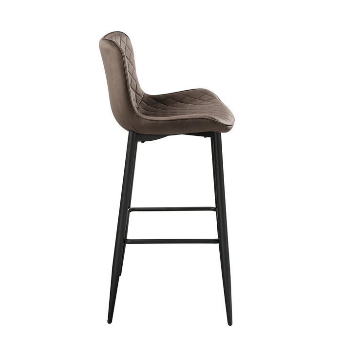 Nya Pub Height Chair in Black/Brown - 5695BRW-29 - FAMSA Furniture (TX)