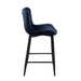 Nya Counter Height Chair in Black/Blue - 5695DBU-24 - FAMSA Furniture (TX)