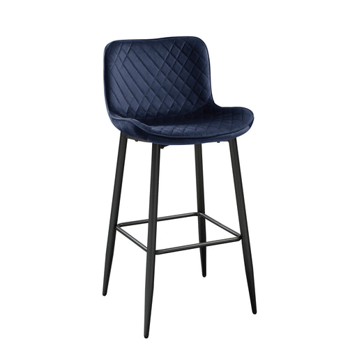 Nya Pub Height Chair in Black/Blue - 5695DBU-29 - FAMSA Furniture (TX)