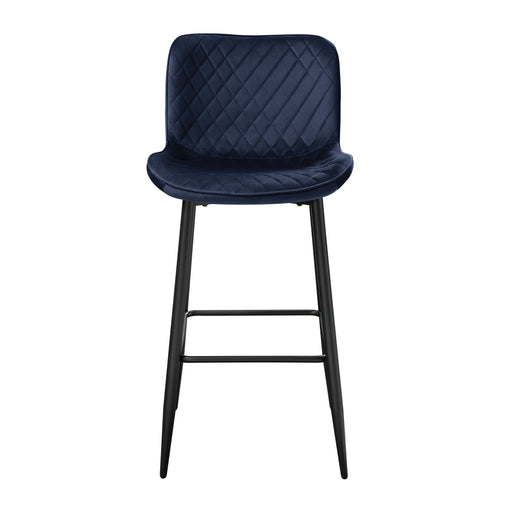 Nya Pub Height Chair in Black/Blue - 5695DBU-29 - FAMSA Furniture (TX)