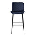 Nya Pub Height Chair in Black/Blue - 5695DBU-29 - FAMSA Furniture (TX)