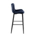 Nya Pub Height Chair in Black/Blue - 5695DBU-29 - FAMSA Furniture (TX)