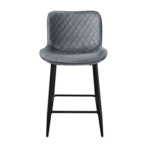 Nya Counter Height Chair in Black/Gray - 5695DGY-24 - FAMSA Furniture (TX)