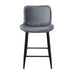 Nya Counter Height Chair in Black/Gray - 5695DGY-24 - FAMSA Furniture (TX)