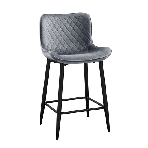 Nya Counter Height Chair in Black/Gray - 5695DGY-24 - FAMSA Furniture (TX)