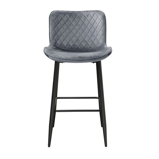 Nya Pub Height Chair in Black/Gray - 5695DGY-29 - FAMSA Furniture (TX)