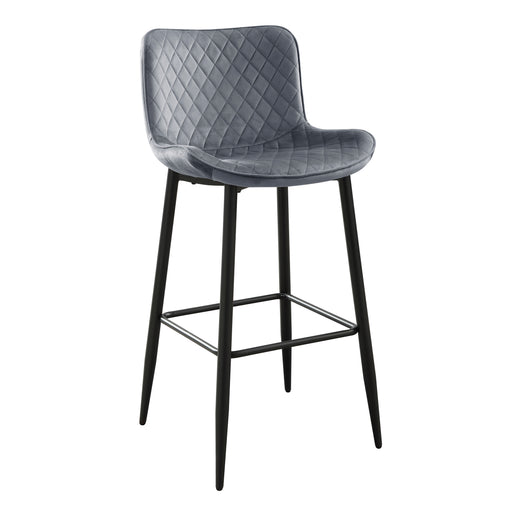 Nya Pub Height Chair in Black/Gray - 5695DGY-29 - FAMSA Furniture (TX)