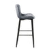 Nya Pub Height Chair in Black/Gray - 5695DGY-29 - FAMSA Furniture (TX)