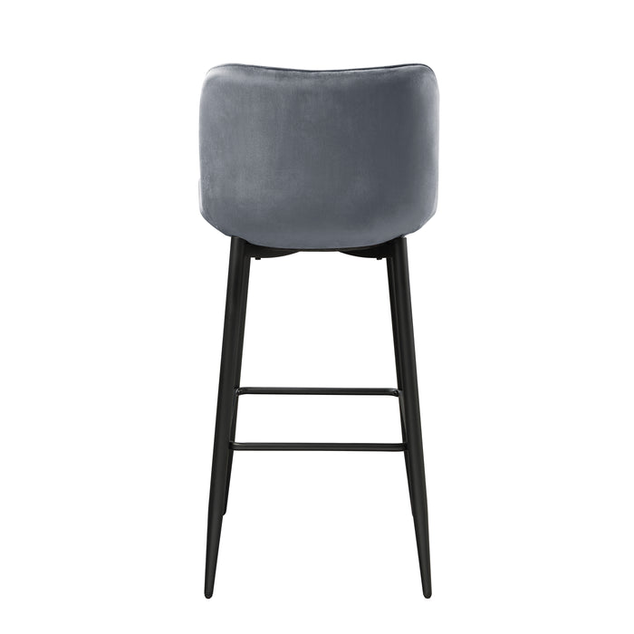 Nya Pub Height Chair in Black/Gray - 5695DGY-29 - FAMSA Furniture (TX)