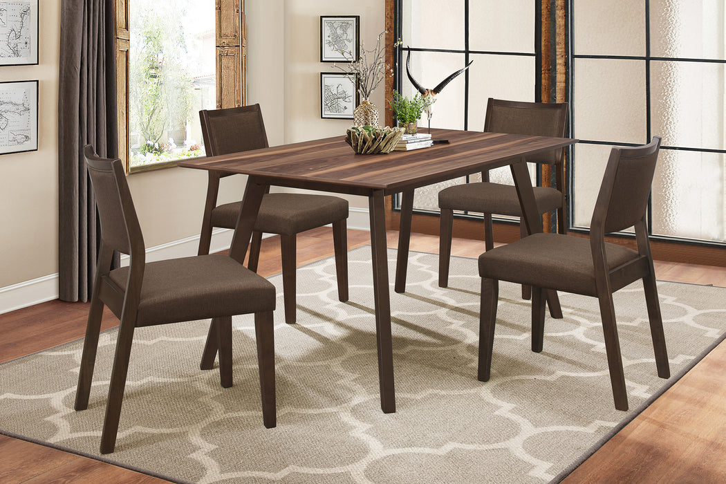 Steer DINING TABLE in Brown/Walnut/Natural - 5701 - FAMSA Furniture (TX)
