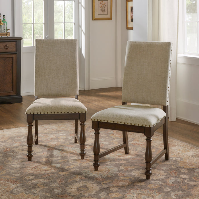 Stonington Side Chair in Brown/Gray - 5703S - FAMSA Furniture (TX)